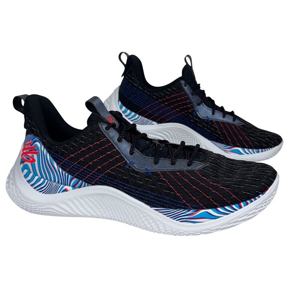 Under Armour Curry 10 More Magic Mens Size 18 Black Sneakers Shoes Athletic New main image 3